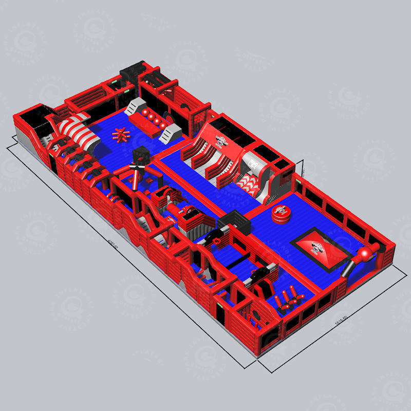 Modular Ninja Inflatable Parks: Custom Warrior Setups